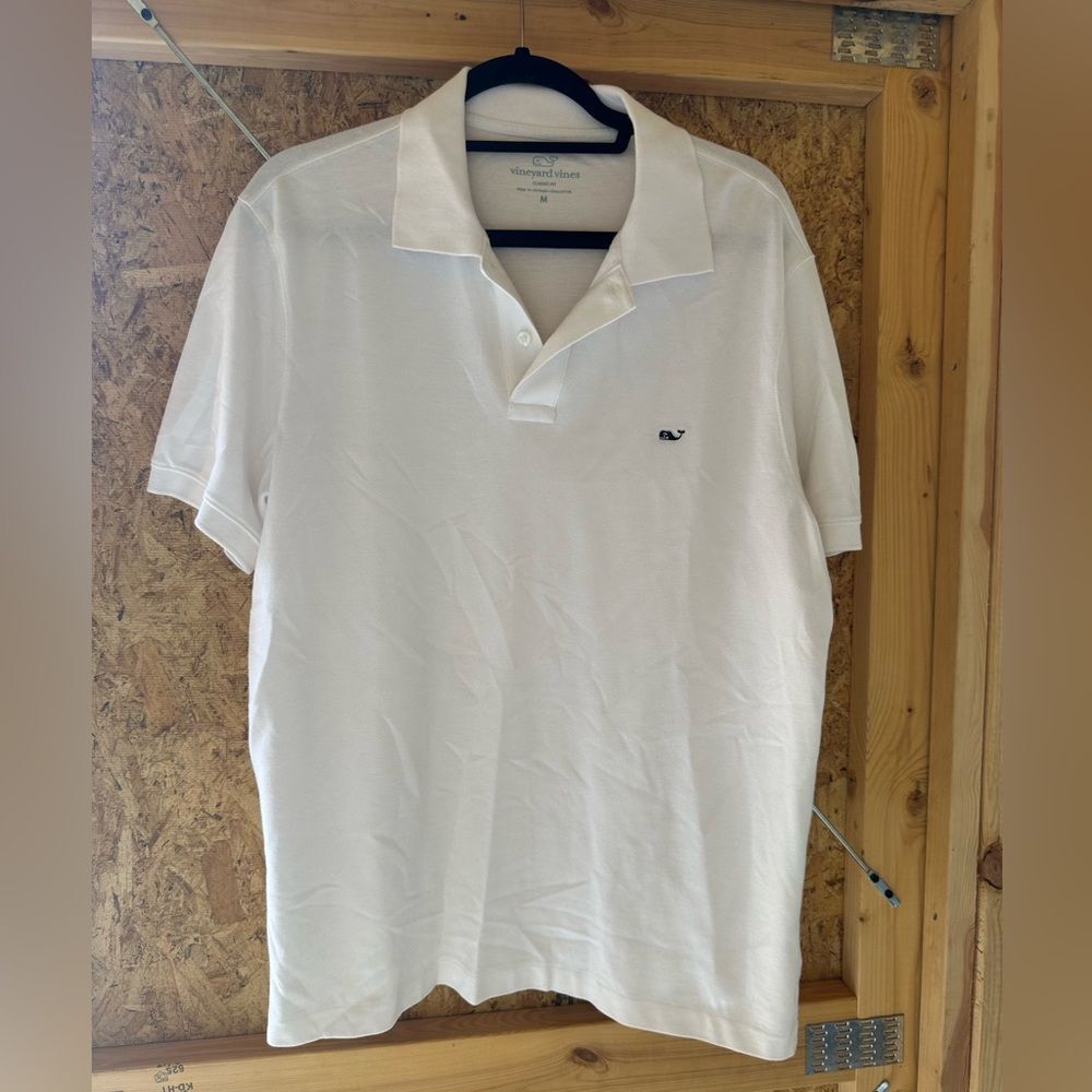 Vineyard Vines Classic White Polo Shirt for Men